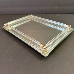 Chic Glass and Gold Frame